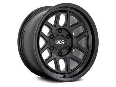 KMC Mesa Forged Monoblock Satin Black 6-Lug Wheel; 18x9; 18mm Offset (99-06 Silverado 1500)