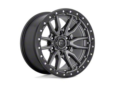 KMC Skillet Gloss Black with Machined Face 6-Lug Wheel; 24x9.5; 15mm Offset (99-06 Silverado 1500)