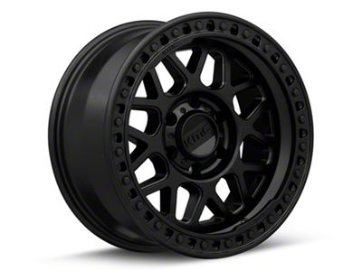 KMC GRS Satin Black 6-Lug Wheel; 18x9; -12mm Offset (23-25 Canyon)