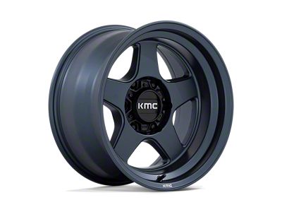 KMC Lobo Metallic Blue 6-Lug Wheel; 17x8.5; 18mm Offset (15-22 Canyon)
