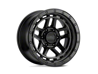 KMC Recon Satin Black 6-Lug Wheel; 18x8.5; 0mm Offset (15-22 Colorado)