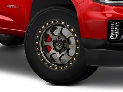 KMC Riot SBL Anthracite with Satin Black Lip 6-Lug Wheel; 18x9; 18mm Offset (15-22 Canyon)