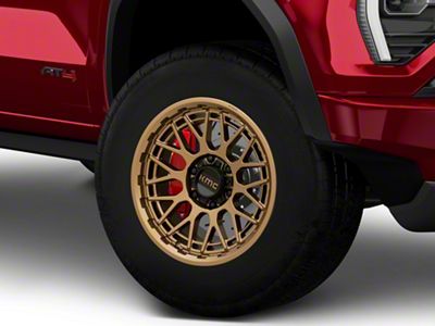KMC Technic Matte Bronze 6-Lug Wheel; 17x8.5; 0mm Offset (23-26 Canyon)