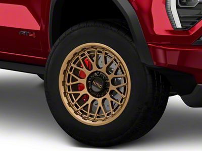 KMC Technic Matte Bronze 6-Lug Wheel; 18x9; 0mm Offset (23-26 Canyon)