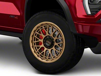 KMC Technic Matte Bronze 6-Lug Wheel; 18x9; 18mm Offset (23-26 Canyon)