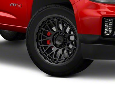 KMC Technic Satin Black 6-Lug Wheel; 20x9; 18mm Offset (15-22 Canyon)