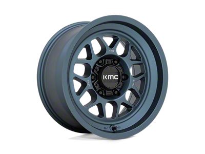 KMC Terra Metallic Blue 6-Lug Wheel; 17x8.5; 0mm Offset (15-22 Canyon)