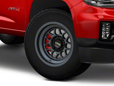 KMC Terra Metallic Blue 6-Lug Wheel; 17x8.5; 0mm Offset (15-22 Canyon)