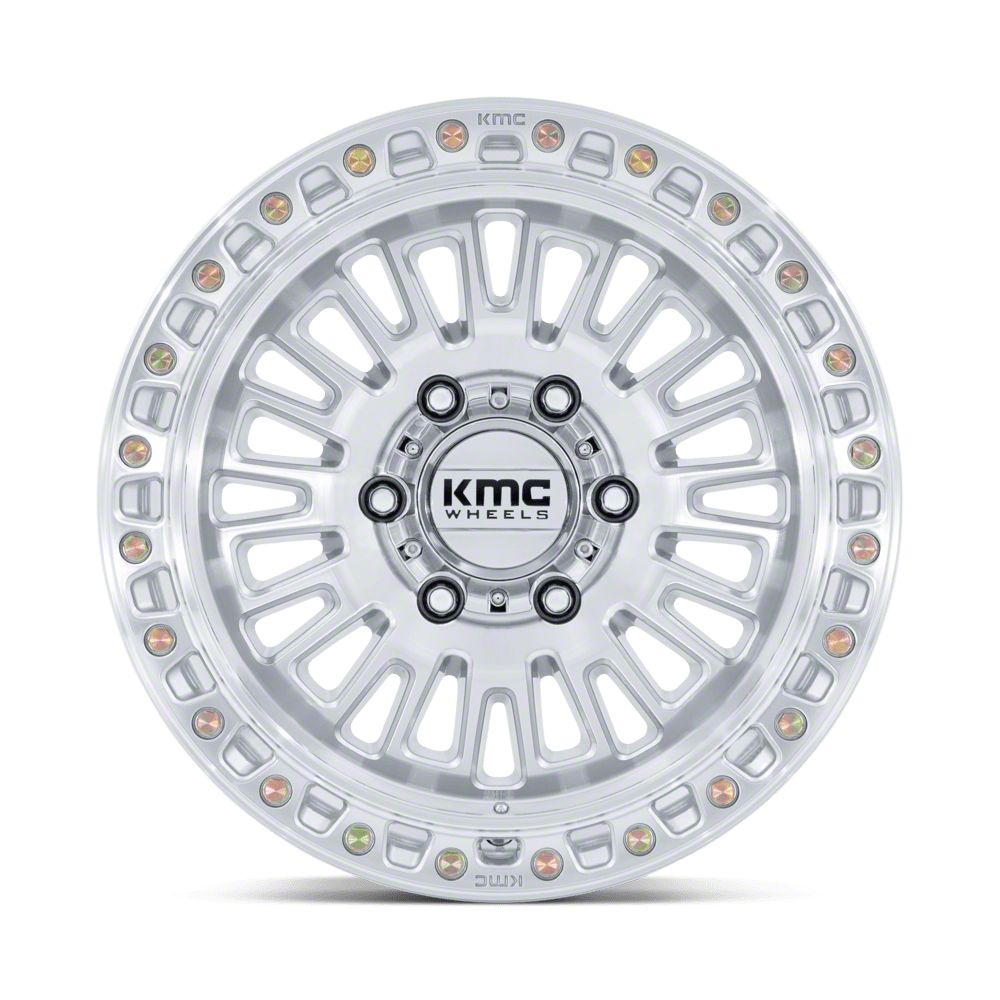 KMC Colorado Aztec Gloss Silver with Machined Face 6-Lug Wheel