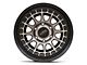 KMC Canyon Satin Black with Gray Tint 6-Lug Wheel; 17x8.5; 0mm Offset (23-24 Colorado)