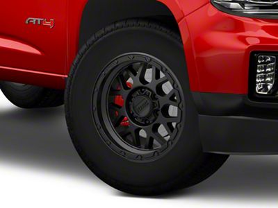 KMC Grenade Off-Road Matte Black 6-Lug Wheel; 17x8.5; 0mm Offset (15-22 Canyon)