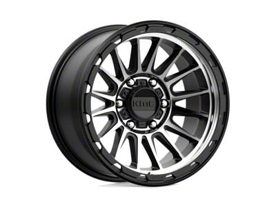 KMC Impact Satin Black Machined 6-Lug Wheel; 17x9; -12mm Offset (23-25 Colorado)