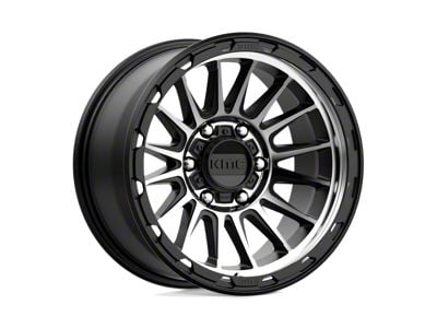 KMC Impact Satin Black Machined 6-Lug Wheel; 17x9; -12mm Offset (23-24 Colorado)