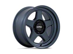 KMC Lobo Metallic Blue 6-Lug Wheel; 17x8.5; -10mm Offset (15-22 Colorado)