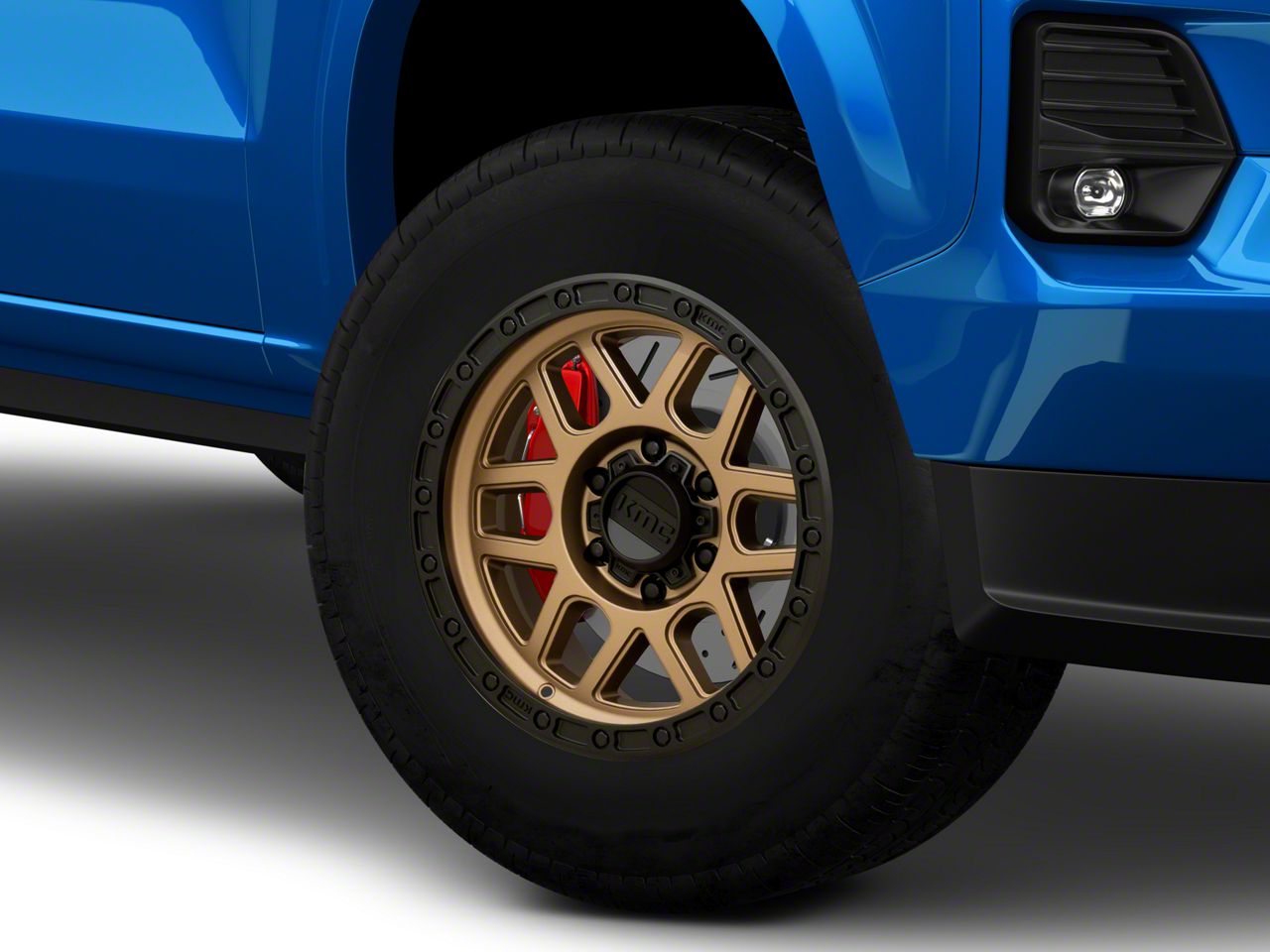 KMC Colorado Mesa Matte Bronze with Black Lip 6-Lug Wheel; 17x8.5; 0mm ...