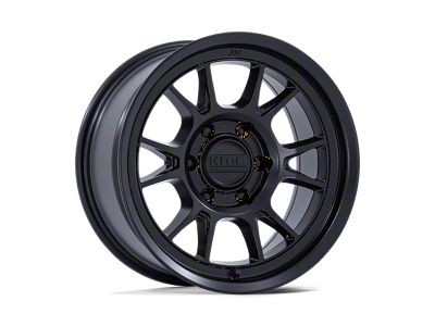 KMC Range Matte Black 6-Lug Wheel; 17x8.5; -10mm Offset (15-22 Colorado)