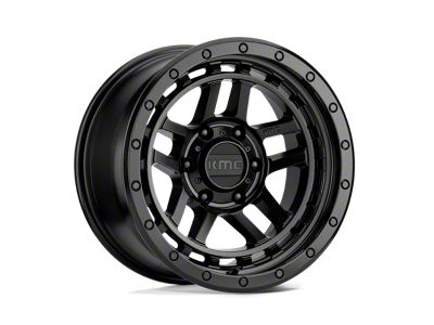 KMC Recon Satin Black 6-Lug Wheel; 17x8.5; 18mm Offset (15-22 Canyon)