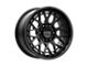 KMC Technic Satin Black 6-Lug Wheel; 17x8.5; 18mm Offset (15-22 Colorado)