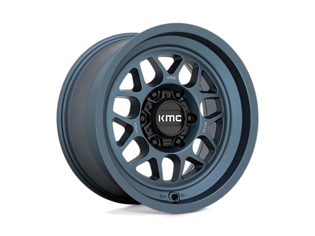 KMC Terra Metallic Blue 6-Lug Wheel; 17x8.5; 0mm Offset (15-22 Colorado)