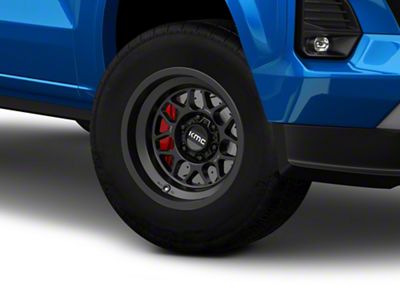KMC Terra Satin Black 6-Lug Wheel; 17x8.5; 0mm Offset (23-25 Colorado)