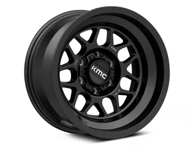 KMC Terra Satin Black 6-Lug Wheel; 18x8.5; -10mm Offset (23-25 Colorado)