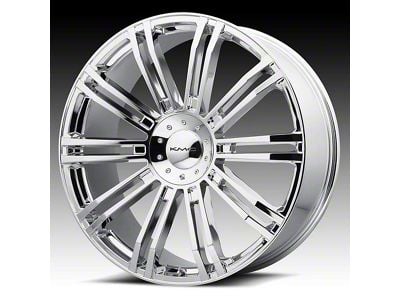 KMC D2 Chrome 5-Lug Wheel; 19x8.5; 45mm Offset (87-90 Dakota)