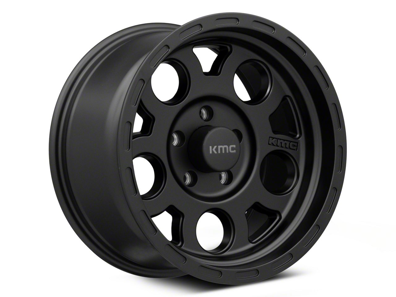 KMC Dakota Enduro Matte Black 5-Lug Wheel; 16x8; 0mm Offset