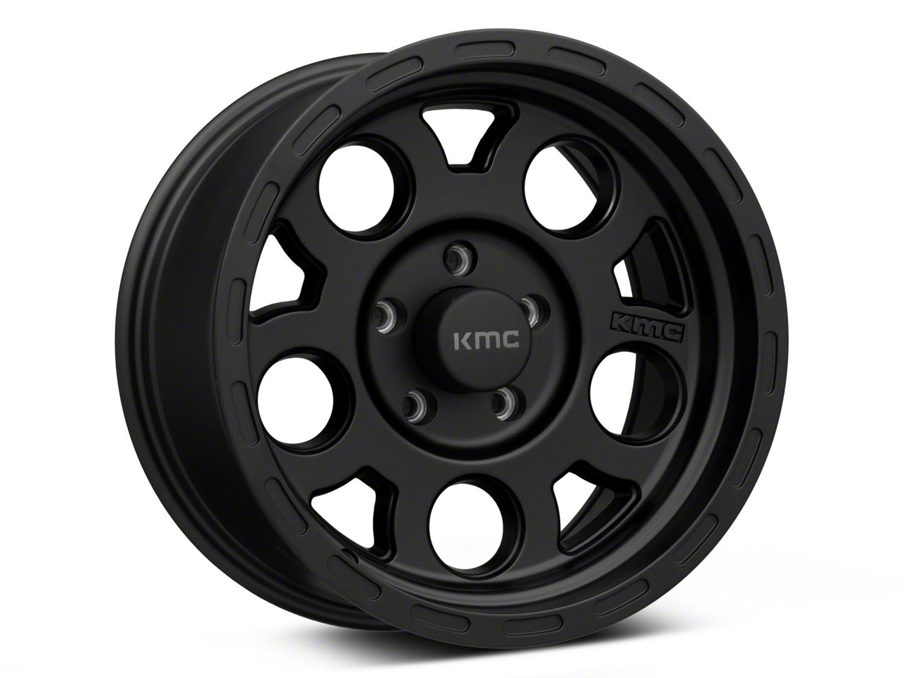 KMC Dakota Enduro Matte Black 5-Lug Wheel; 16x8; 0mm Offset 