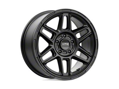 KMC Nomad Satin Black 5-Lug Wheel; 17x8; 38mm Offset (87-90 Dakota)