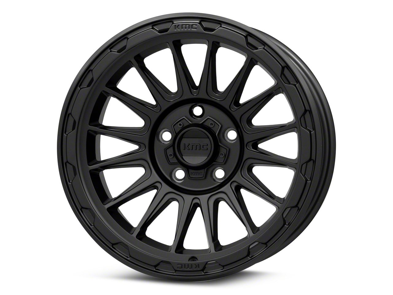 KMC F-150 Impact Satin Black 6-Lug Wheel; 18x9; 18mm Offset