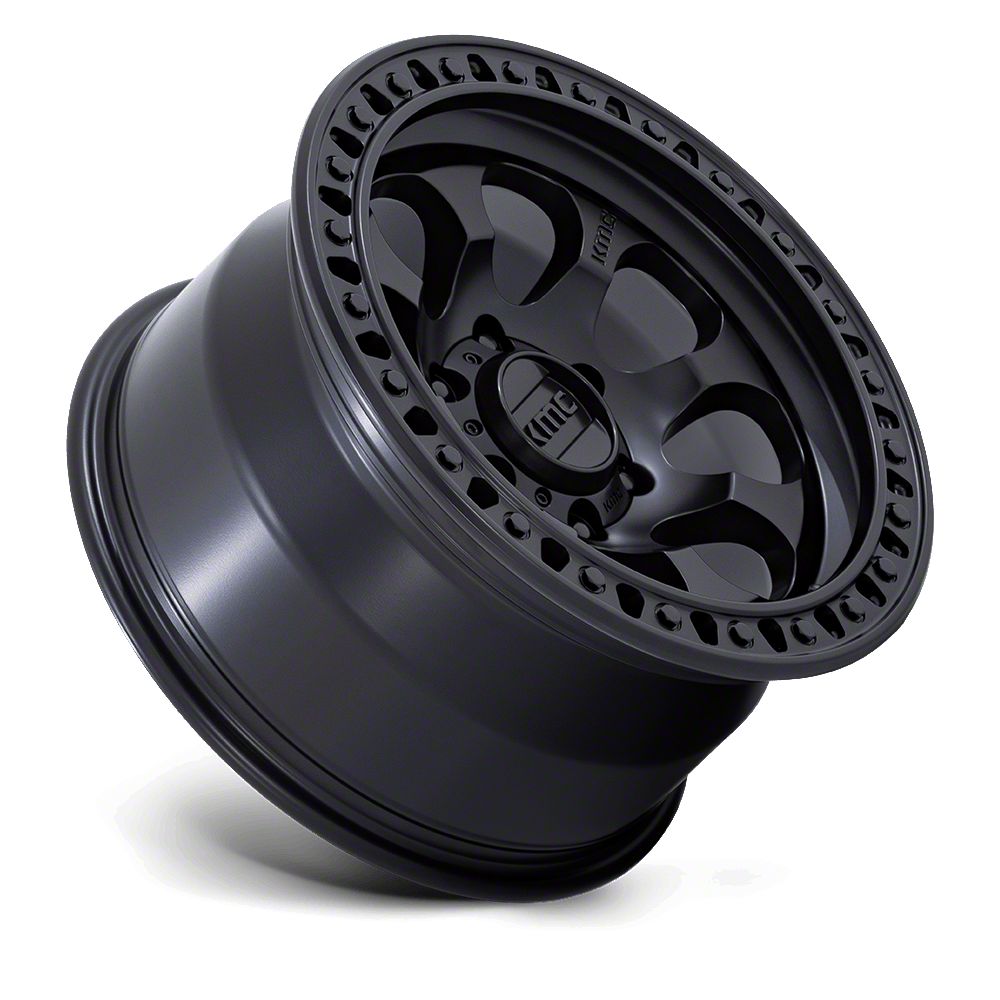 KMC F-150 Riot SBL Satin Black 6-Lug Wheel; 18x9; 18mm Offset