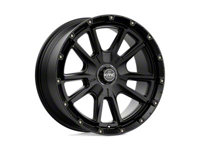 KMC Sync Satin Black 6-Lug Wheel; 20x9; 18mm Offset (21-25 F-150)