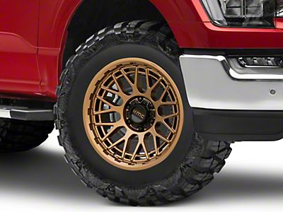 KMC F-150 Technic Matte Bronze 6-Lug Wheel; 20x9; 0mm Offset  