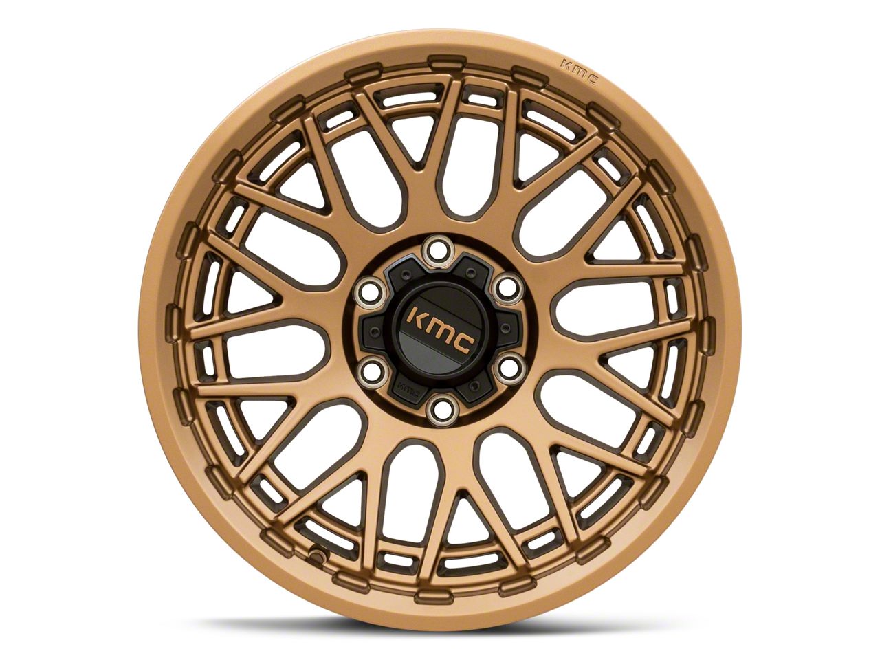 KMC F-150 Technic Matte Bronze 6-Lug Wheel; 20x9; 0mm Offset  