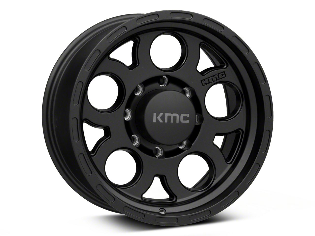 KMC F-250 Super Duty Enduro Matte Black 8-Lug Wheel; 18x9; 0mm