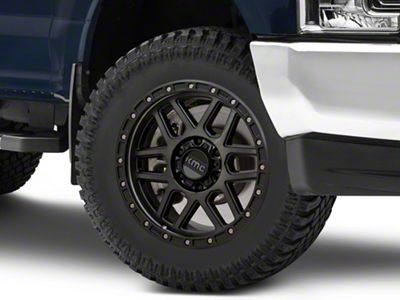 KMC Mesa Satin Black with Gray Tint 8-Lug Wheel; 20x9; 0mm Offset (17-22 F-250 Super Duty)
