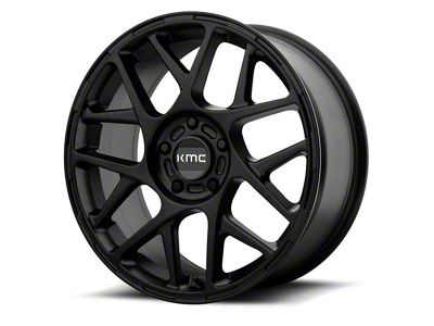 KMC Bully Satin Black 5-Lug Wheel; 17x8; 38mm Offset (22-26 Maverick)