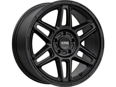KMC Nomad Satin Black 5-Lug Wheel; 17x8; 38mm Offset (22-26 Maverick)