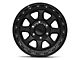 KMC Chase Satin Black with Gloss Black Lip 6-Lug Wheel; 20x9; 18mm Offset (19-24 RAM 1500)