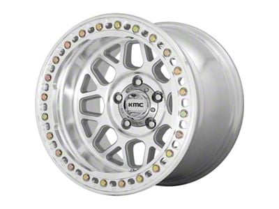 KMC Grenade Crawl Beadlock Machined 6-Lug Wheel; 20x10; -48mm Offset (19-25 RAM 1500)