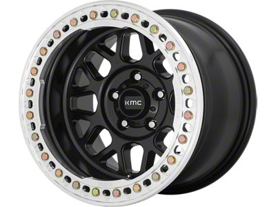 KMC Grenade Crawl Satin Black 6-Lug Wheel; 20x10; -48mm Offset (19-24 RAM 1500)