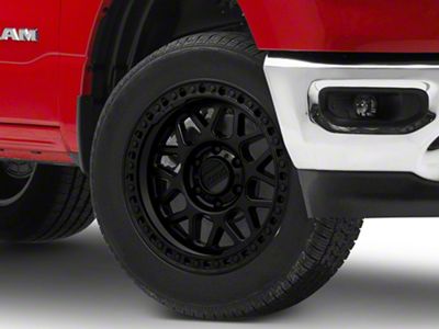 KMC GRS Satin Black 6-Lug Wheel; 20x9; 0mm Offset (19-24 RAM 1500)