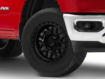 KMC GRS Satin Black 6-Lug Wheel; 18x8.5; 0mm Offset (19-24 RAM 1500)