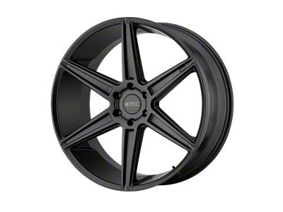 KMC Prism Truck Satin Black 6-Lug Wheel; 20x9; 30mm Offset (19-26 RAM 1500)