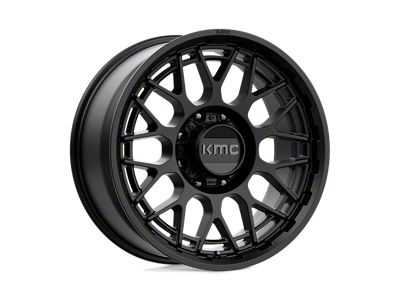 KMC Technic Satin Black 8-Lug Wheel; 20x9; 18mm Offset (06-08 RAM 1500 Mega Cab)