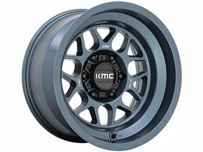 KMC Terra Metallic Blue 6-Lug Wheel; 18x8.5; 0mm Offset (19-24 RAM 1500)