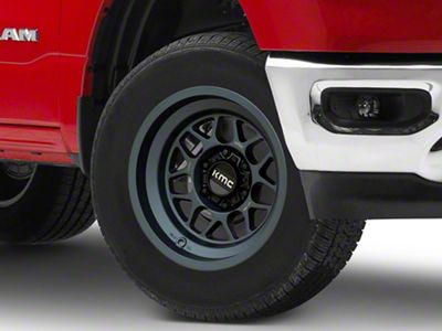 KMC Terra Metallic Blue 6-Lug Wheel; 18x8.5; 0mm Offset (19-25 RAM 1500)