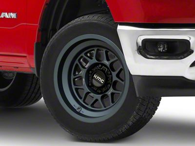 KMC Terra Metallic Blue 6-Lug Wheel; 20x9; -12mm Offset (19-25 RAM 1500)