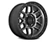 KMC Mesa Satin Black with Gray Tint 8-Lug Wheel; 17x9; 18mm Offset (19-24 RAM 2500)