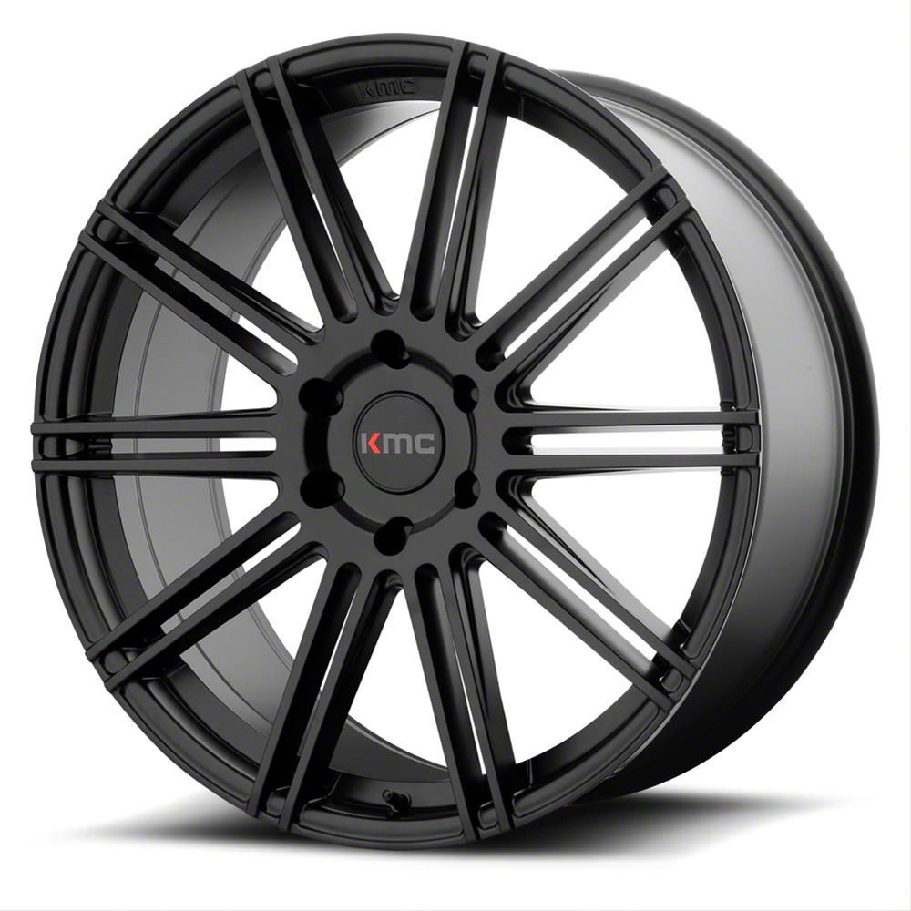 KMC Ranger Channel Satin Black 6-Lug Wheel; 20x9; 30mm Offset ...